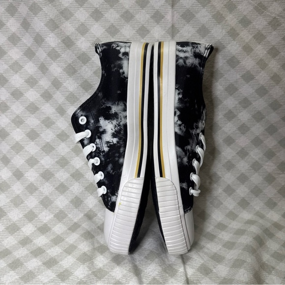 New Saints New Orleans Foco Canvas Black/White Shoes Womens Size 10 - Picture 9 of 9